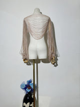 Diamond-embellished Top