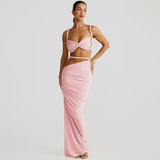 Sheath Skirt Two-piece Set