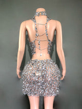 Diamond Luxury Two-piece Rhinestone Set