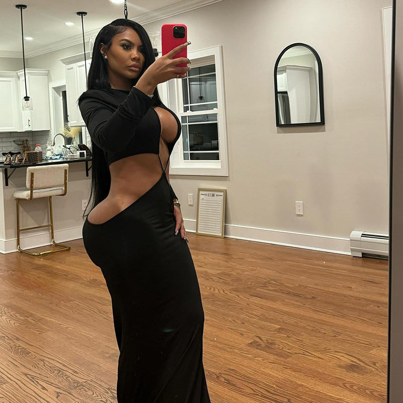 Waistless Hollow Dress
