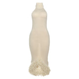 Knit Backless Dress