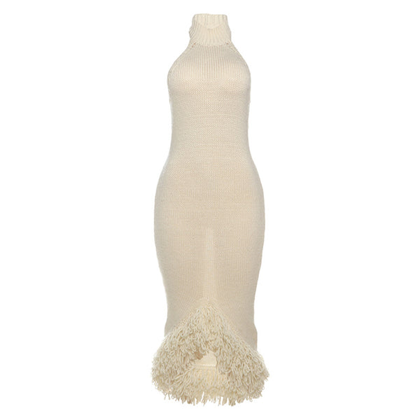 Knit Backless Dress