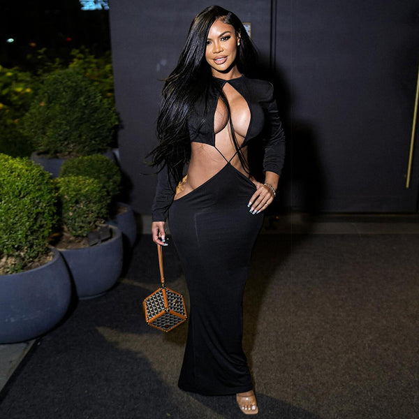Waistless Hollow Dress