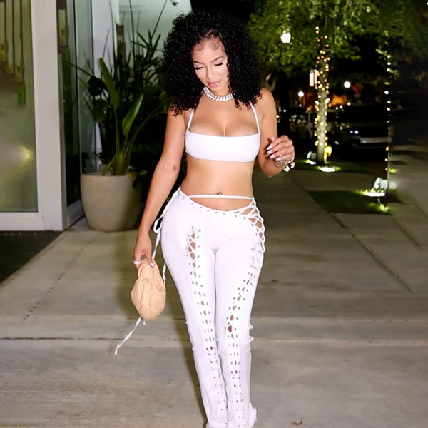 Halter Strap Two-piece Set