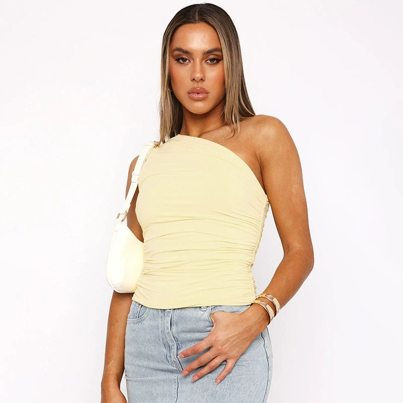 Single Shoulder Top