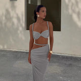 Sheath Skirt Two-piece Set