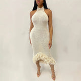 Knit Backless Dress