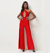 Halter Bodycon Jumpsuit