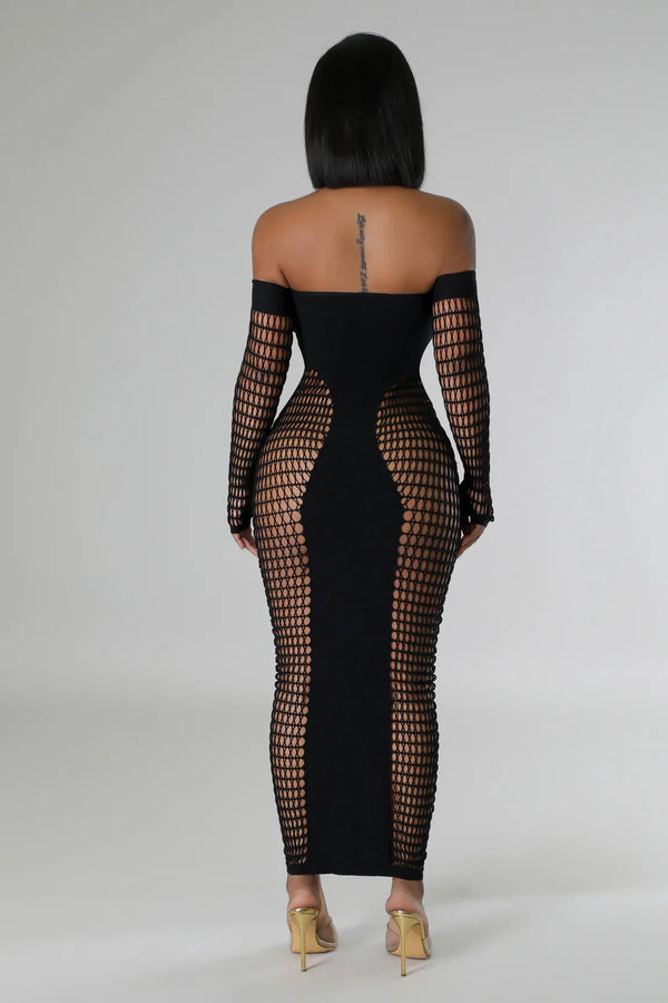 Vivid Mesh Dress