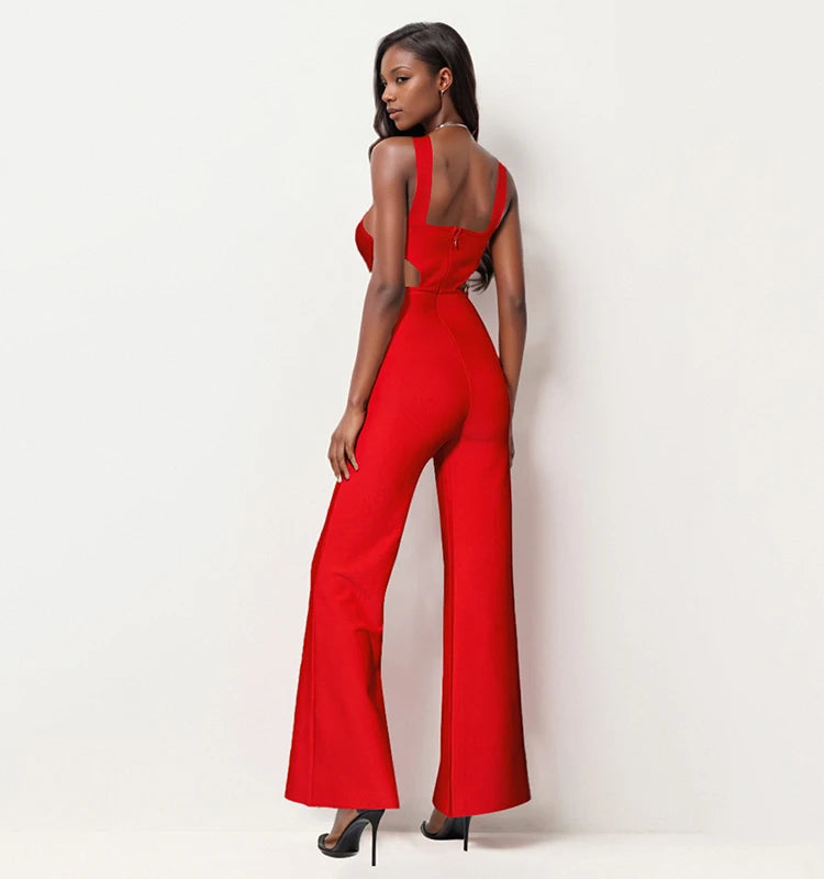 Halter Bodycon Jumpsuit