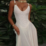 Mesh Bodycon Maxi Dress