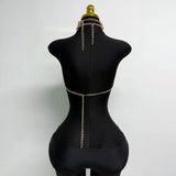 Metal Chain Halter Top