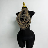 Metal Chain Halter Top