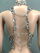 Diamond Luxury Two-piece Rhinestone Set